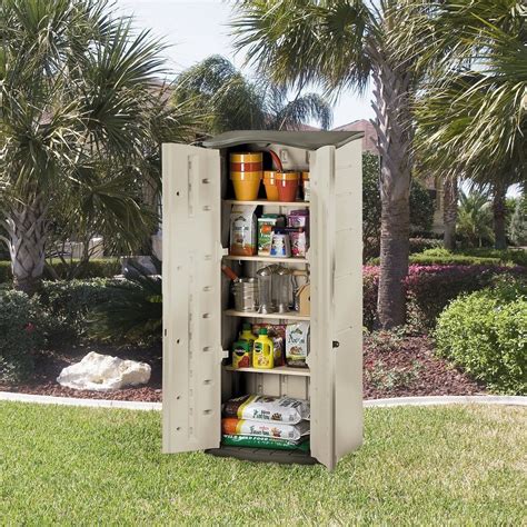 vertical outdoor storage cabinet waterproof